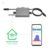 Solarway Balkonkraftwerk 600 Watt 800 Watt Modulleistung Wechselrichter mit APP/WIFI Plug&Play Solaranlage genehmigungsfrei, BKW800W600W, Schwarz - 7
