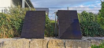 Trango komplett Set Plug & Play Balkonkraftwerk ST-0600W-BK3 inkl. 600-Watt Mikro-Wechselrichter, 2x 400Wp Solarpanel, 1x 3m Anschlusskabel, Betteri BC01 Female & Endkappe, Solaranlage VDE-AR-N 4105 - 3