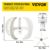VEVOR Windgenerator 12V Laterne Windkraftanlage Generator 600 W, Eingebauter Controller Haushalt Laterne Vertikale Windgenerator Weiß Nylonfaser Windturbine Vertikale Windkraftanlage - 3
