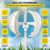 VEVOR Windgenerator 12V Laterne Windkraftanlage Generator 600 W, Eingebauter Controller Haushalt Laterne Vertikale Windgenerator Weiß Nylonfaser Windturbine Vertikale Windkraftanlage - 7