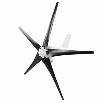 Windgenerator Windkraftanlage 800W 5-Blatt-Kleinwindkraftanlagen-Kit Industrielle Energieausrüstung(Schwarz 48V) - 4