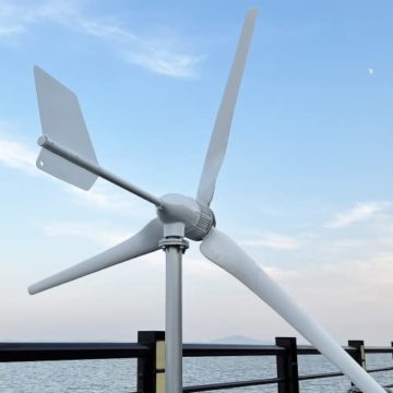 Windkraftanlage 2000W Windgenerator 24V 48V Windturbine 3-Klingen Windkraft Generator -mit MPPT Laderegler Stromwindrad Wind Stromerzeuger für Heimen Wohnmobilen - 5