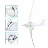 Windkraftanlage Generator NE-300S 300 Watt 24 V/12 V Hybrid Windkraftanlage 3 Blatt Wirtschaft Windmühle Turbine Windgenerator 3 STÜCKE 630mm Wind Blades Power Windmühle für häuser Industrielle(24V) - 1