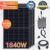 VESKA Balkonkraftwerk 1840 W / 2000 W Photovoltaik Solaranlage Steckerfertig WiFi Smarte Mini-PV Anlage 1840 Watt - 2