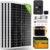 ECO-WORTHY 2.72kW·h Solarsystem, 680W 12V Solaranlage Komplettset für Wohnmobil: 4 Stücke 170W Solarmodul + 40A MPPT Laderegler + 2 Stücke 100Ah Lithiumbatterie + 2000W Wechselrichter - 1