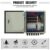 ECO-WORTHY 6,8 kWh Solarsystem 1700W 24V mit Wechselrichter und Batterie Netzunabhängig für Wohnmobil: 10 * 170W Solarmodul + 60A MPPT Laderegler + 4 Stücke 100Ah Lithiumbatterie+ 3000W Wechselrichter - 5